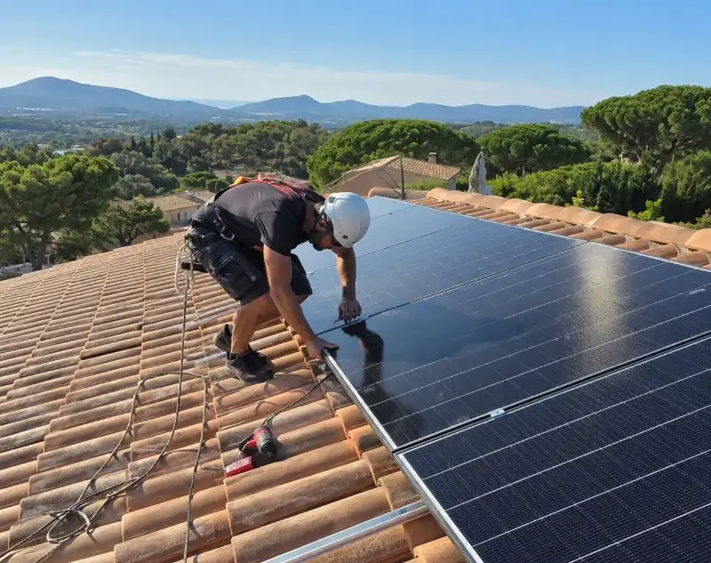 Installateur panneaux solaires Ambutrix — pose photovoltaïque sur toiture
