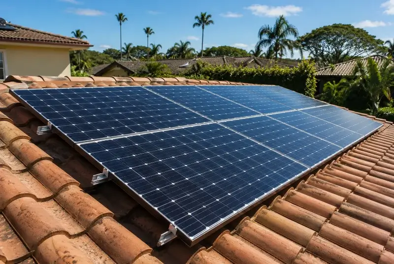 Installation de panneaux solaires à Ambutrix